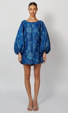 Arianne Elmy Monochrome Blue Good Luck Dress size M medium